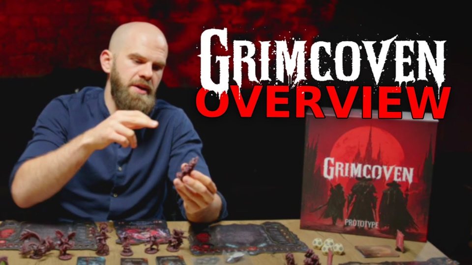 Kadr z filmu „Grimcoven - teaser kampanii” zrealizowanego dla Awaken Realms